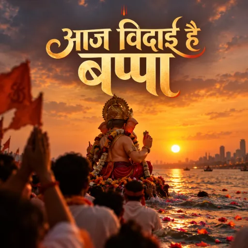 आज विदाई है बप्पा 