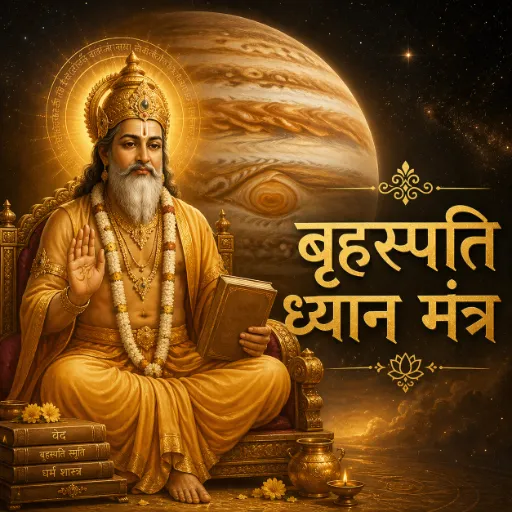 बृहस्पति ध्यान मंत्र