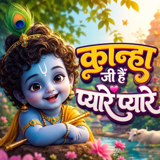 कान्हा जी हैं प्यारे प्यारे