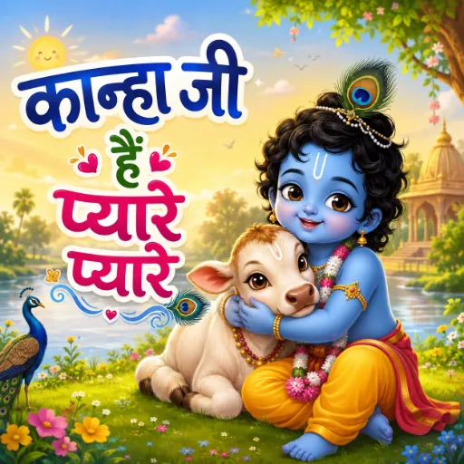 कान्हा जी हैं प्यारे प्यारे