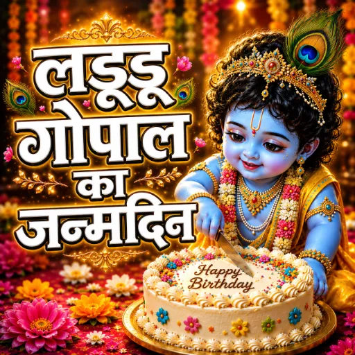लड्डू गोपाल का जन्मदिन
