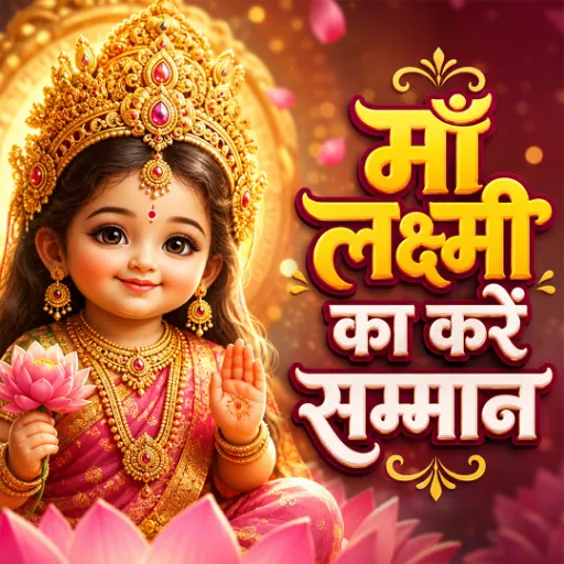 माँ लक्ष्मी का करें सम्मान 