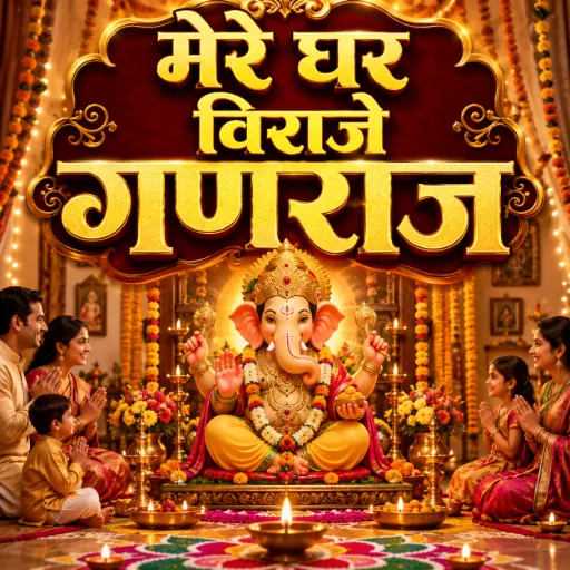 मेरे घर विराजे गणराज