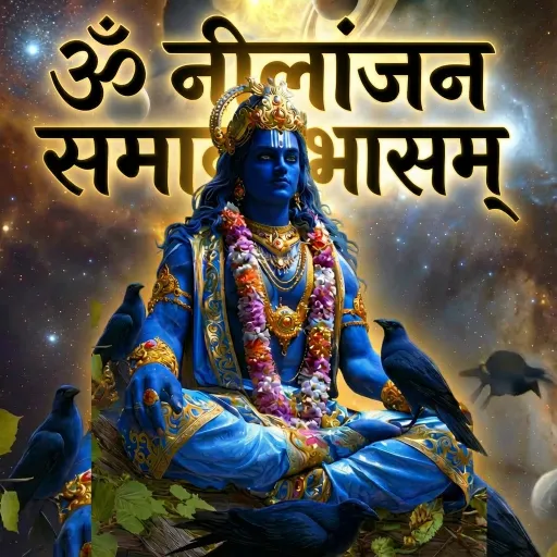 ॐ नीलांजन समाभासम् - शनि मंत्र