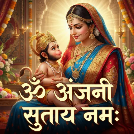ॐ अंजनी सुताय नमः