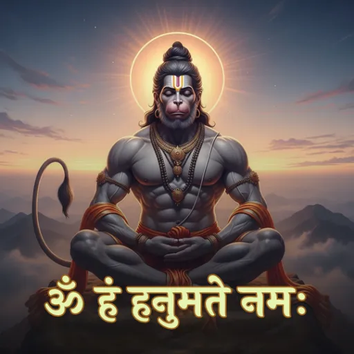 हनुमान मंत्र(ध्यान जप)