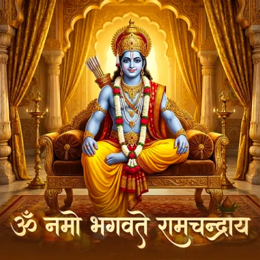 ॐ नमो भगवते रामचन्द्राय