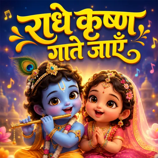 राधे कृष्ण गाते जाएँ
