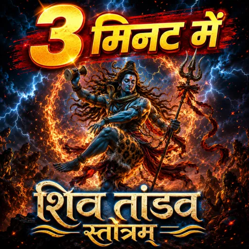 शिव तांडव स्तोत्रम् 3 मिनट में