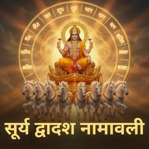 सूर्य द्वादश नामावली
