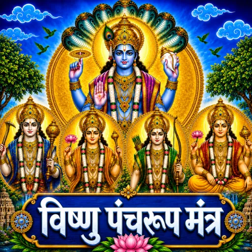 विष्णु पंचरूप मंत्र